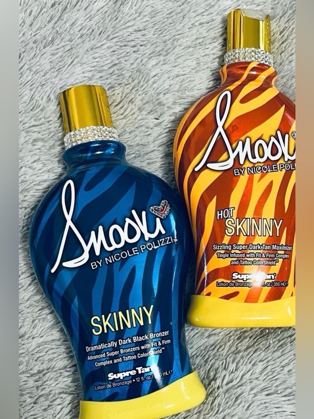 Snooki Skinny Dramatically Dark Black Bronzer/Sizzling Super Dark Tan Maximizer